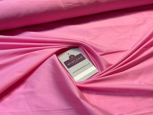 £4.99 Plain Polyester Faux Silk Taffeta dress craft fabric 142cm wide M1730 - Picture 128 of 134