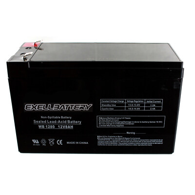 Brand New 12V 8AH 7Ah Sealed Lead Acid Battery for GS Portalac PX12072HG & More!