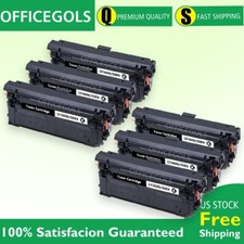 6PK CF360X Black Toner Cartridge for HP 508X Color Laserjet M553dn M577 M577dn