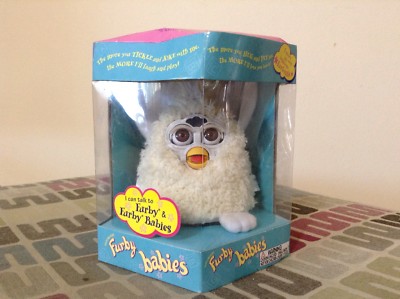 Furby Babies 1999 Model 70-940 White New in Sealed Box