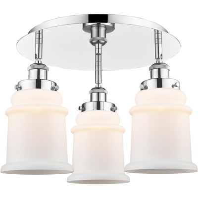 Innovations Lighting 916-3C-PC-G181 Canton Flush Mount Polished Chrome