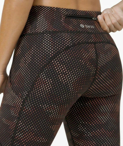 NWT 2020 Lululemon 8 Speed Up V Tights Pants Camo  Reflective Seawheeze Sz 8 - Image 2 of 2