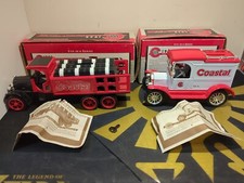 Ertl Coastal 1913 Ford Model T  1925 Kenworth Stake Truck Die-Cast Banks