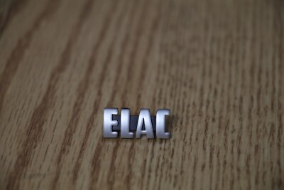 New ELAC DF62BK Debut 2.0  5.2 / 6.2 -Replacement Nameplate logo Speaker
