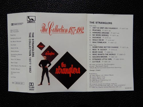 THE STRANGLERS COLLECTION 1977-1982 CASSETTE TAPE ALBUM (BEST OF,GREATEST HITS) - Picture 2 of 4