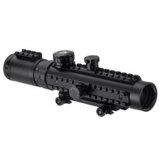 Barska 1-3x 30 IR Electro Sight IR Scope with Rail Tactical Rifle Scope, AC11396