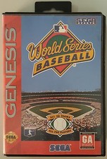 N) World Series Baseball (Sega Genesis) Video Game