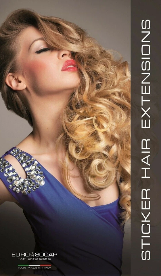Euro So.Cap Aufkleber Haarverlängerung 18" und 22" (FARBE WÄHLBAR) - Bild 3 von 3