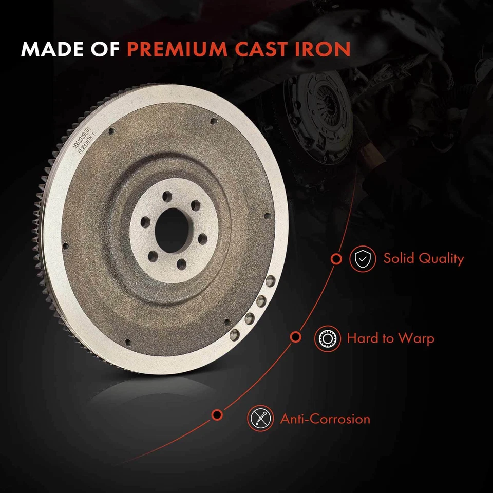 Volante de embrague para Nissan Sentra 88-94 L4 1,6 L L4 1,8 L 6 orificios de perno y 105 dientes Foto 4 de 4