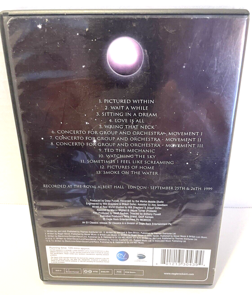Deep Purple: In Concert DVD with the London Symphony Orchestra