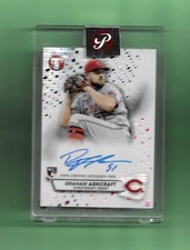 2023 Topps PRISTINE ENCASED ROOKIE RC AUTO # PA-GA GRAHAM ASHCRAFT REDS /99