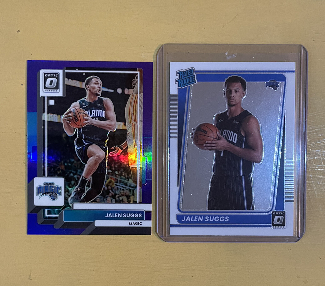 2021-22 Panini Donruss Optic- JALEN SUGGS -Rookie RC #179 & 22-23’ Purple Prizm