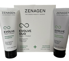 Zenagen Revolve Duo Repair  Protect Shampoo  Conditioner 2.5oz Travel Size NEW