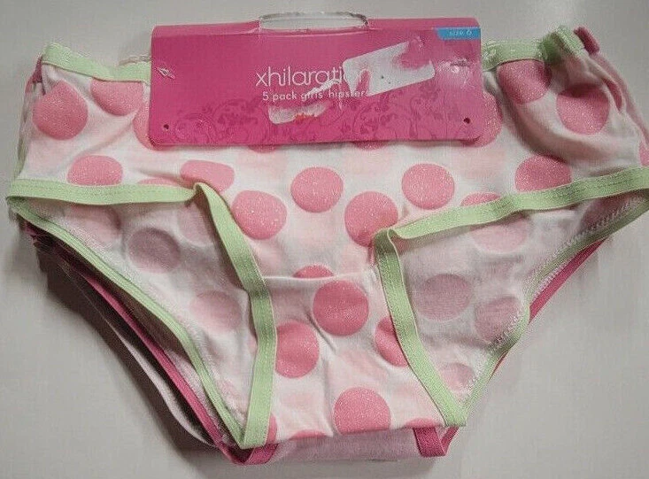 Lote de 2 bikinis sin etiquetas rosa verde blanco marca Xhilaration para niñas talla 6 Foto 2 de 4