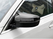 Schwarz Glanz Spiegelkappen M Style für BMW 5er G30 G31 6er G32 7er G11 G12 G14