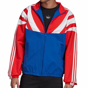 adidas trainingsjacke blau rot