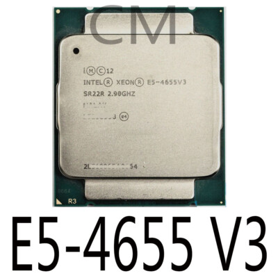 Intel Xeon E5-4655 V3 2.9GHz (3.2GHz Turbo) 30MB SR22R LGA2011 CPU Processor--