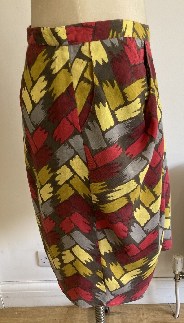 Seasalt Chevron Stripe Cotton Blend "Palmers" Skirt Size 10 UK BNWT 6