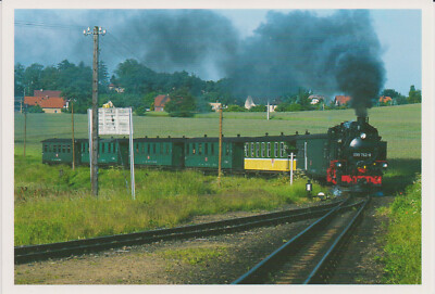 Ansichtskarte: Schmalspurbahn Radebeul Ost - Radeburg, Einfahrt Bfh. Friedewald