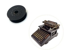 Metal Ribbon Spool for Smith Premier No. 10 Typewriter Antique Vtg Part Original thumbnail