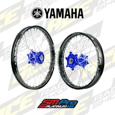 SM PRO PLATINUM WHEEL SET YAMAHA YZ125/250 99-25, YZF250/450 99-08 BLUE HUB