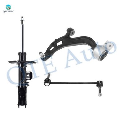 3P Front L Lower Control Arm Ball Joint-Sway Bar-Strut For 2013-2019 Ford Taurus