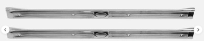 1967 1968 1969 Camaro Firebird Door Sill Scuff Plates Pair Right+Left