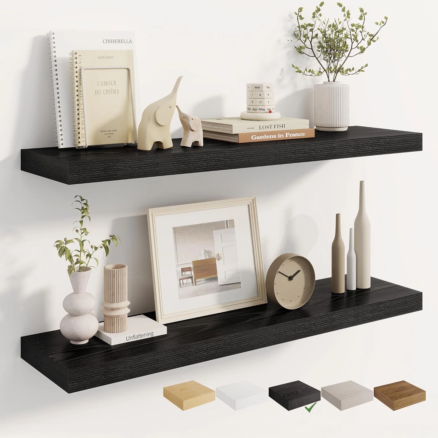 36 Inches Floating Shelves for Wall, 8" Deep Long Floating Shelves Set of 2, Lar
Opens in a new wind