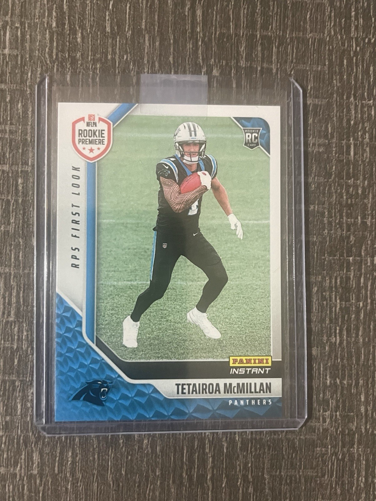 2025 Panini Instant RPS First Look Tetairoa McMillan RC #RPSFL-33 Panthers 