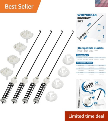 #ad Quick Install Stainless Steel Suspension Rod Kit Fix Your Washer in 15 Minutes $45.99
