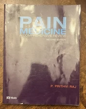 PAIN MEDICINE: A COMPREHENSIVE REVIEW 2nd Edition Prithvi Raj