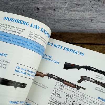 Vintage Mossberg 1987 Catalog Model 500 Bullpup Shotgun Brochure