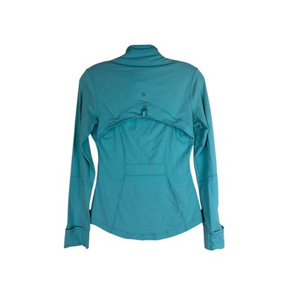 Lululemon Define Jacket Size 6 Luon Blue Full Zip Athleisure