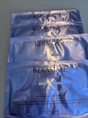Kerastase Blond Absolu Masque Ultra Violet 0.51oz/15ml SAMPLE SET OF 4