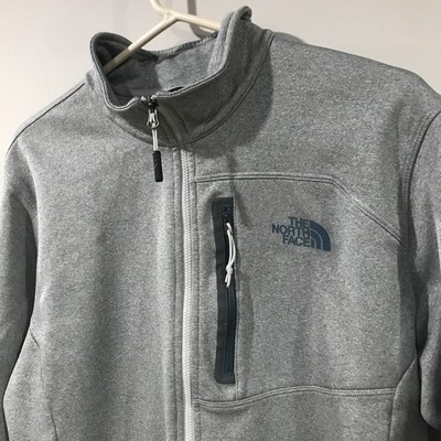 North Face Mens Large Gray 1/2 Zip Apex Jacket | eBay