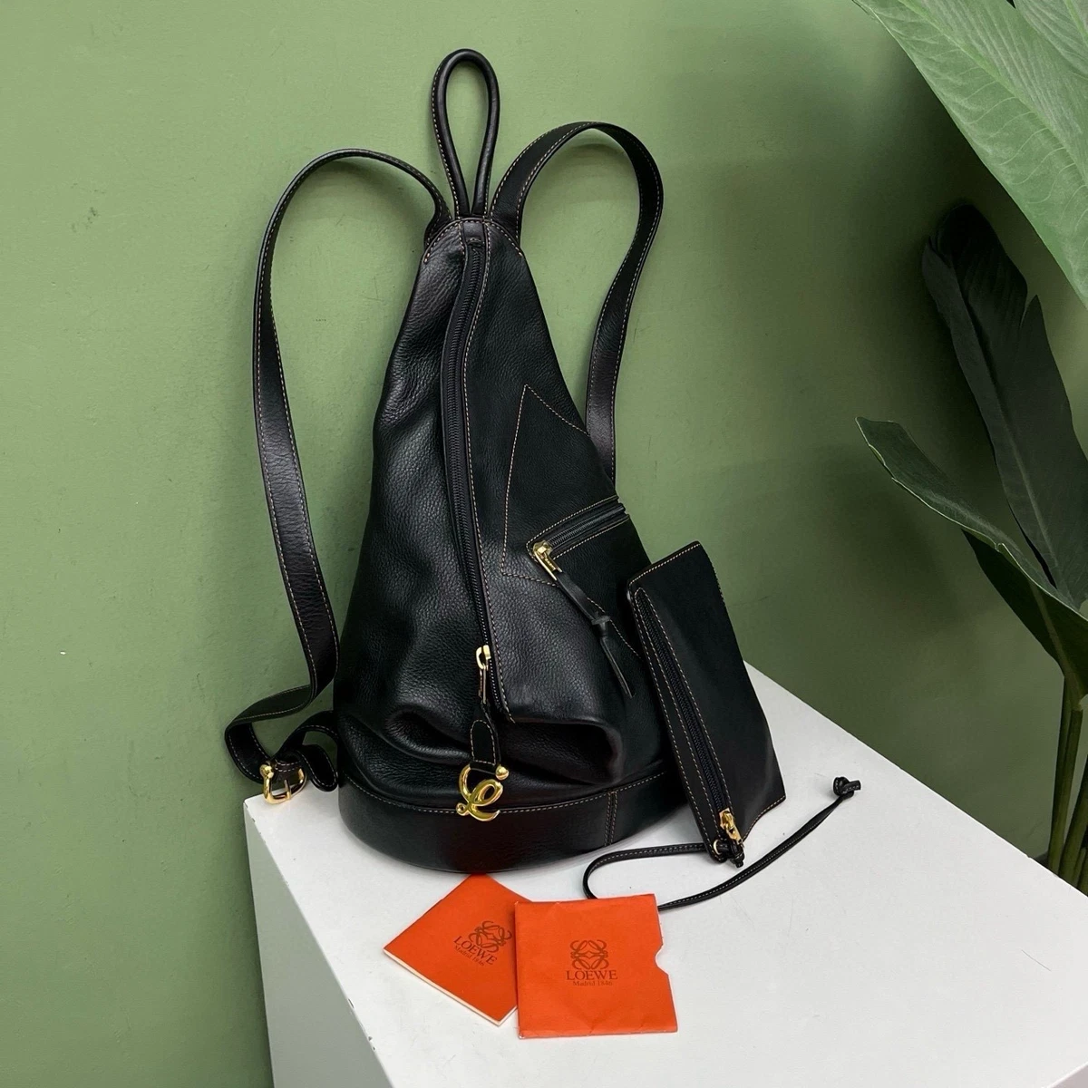 Loewe Backpack Black Bags & Handbags for Women for sale | eBay