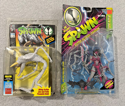 Widow Maker Spawn McFarlane Toys Ultra-Action Figure & Violator Special Edition