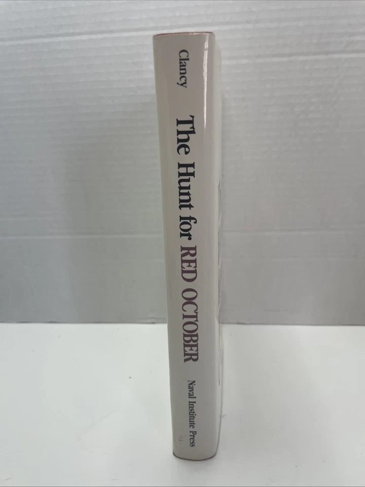 The Hunt for Red October Tom Clancy 1984 1st Ed/26th Print Naval Institute Press - Image 3 of 4