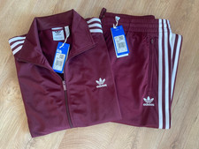 Adidas Originals Firebird Trainingsanzug, XL Herren, weinrot, NEU mit Etikett