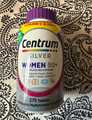 Centrum Silver Women 50+ Immune Support Multivitamin, 275 Tablets ExP: 09/2027