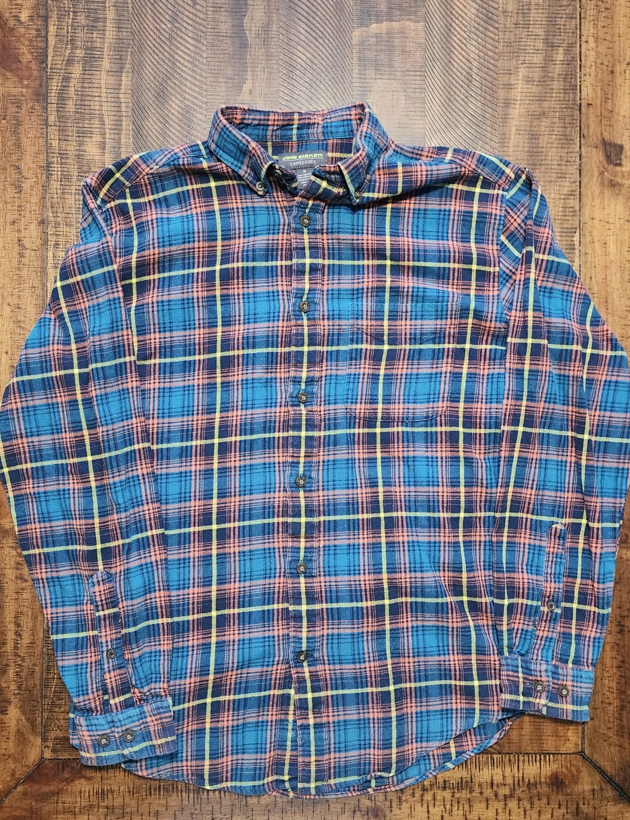 John Bartlett Consensus Button Down Long Sleeve F… - image 1