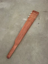 Handmade Polynesian Hawaiian War Battle Club, Tiger Shark Teeth Koa Rosewood 26"