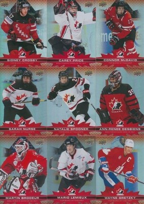 U PICK LOT 2021-22 21-22 Upper Deck UD Tim Hortons Team Canada Base card set