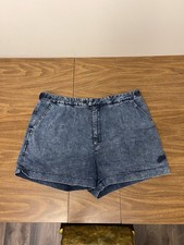 Vintage Rare 90s Andre Agassi Nike Challenge Court Denim Shorts Size 38