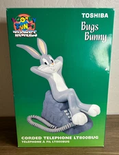 1996 Toshiba Looney Tunes Tronic Bugs Bunny Corded Telephone