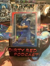 2025 Topps Chrome Football Jared Goff - Detroit Lions Red White & Blue Refractor