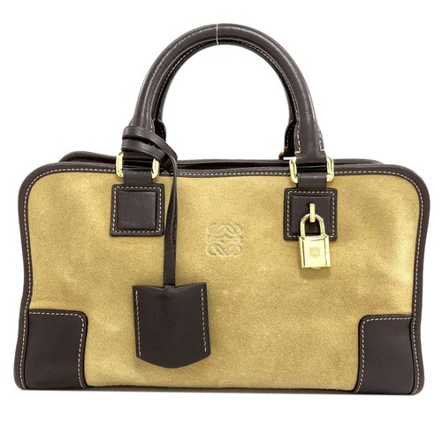 Loewe Amazona Handbag Suede Calf for Women [Used] [LOEWE]