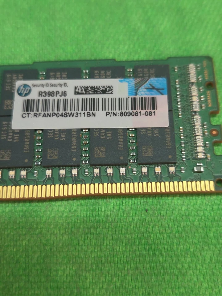 HP 809081-081 Samsung 16GB 2RX4 PC4-2400T DDR4 ECC Reg Smart Memory - Image 3 of 3