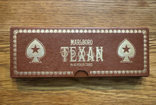 Vintage Marlboro Texan No. 45 Poker Cards Box...