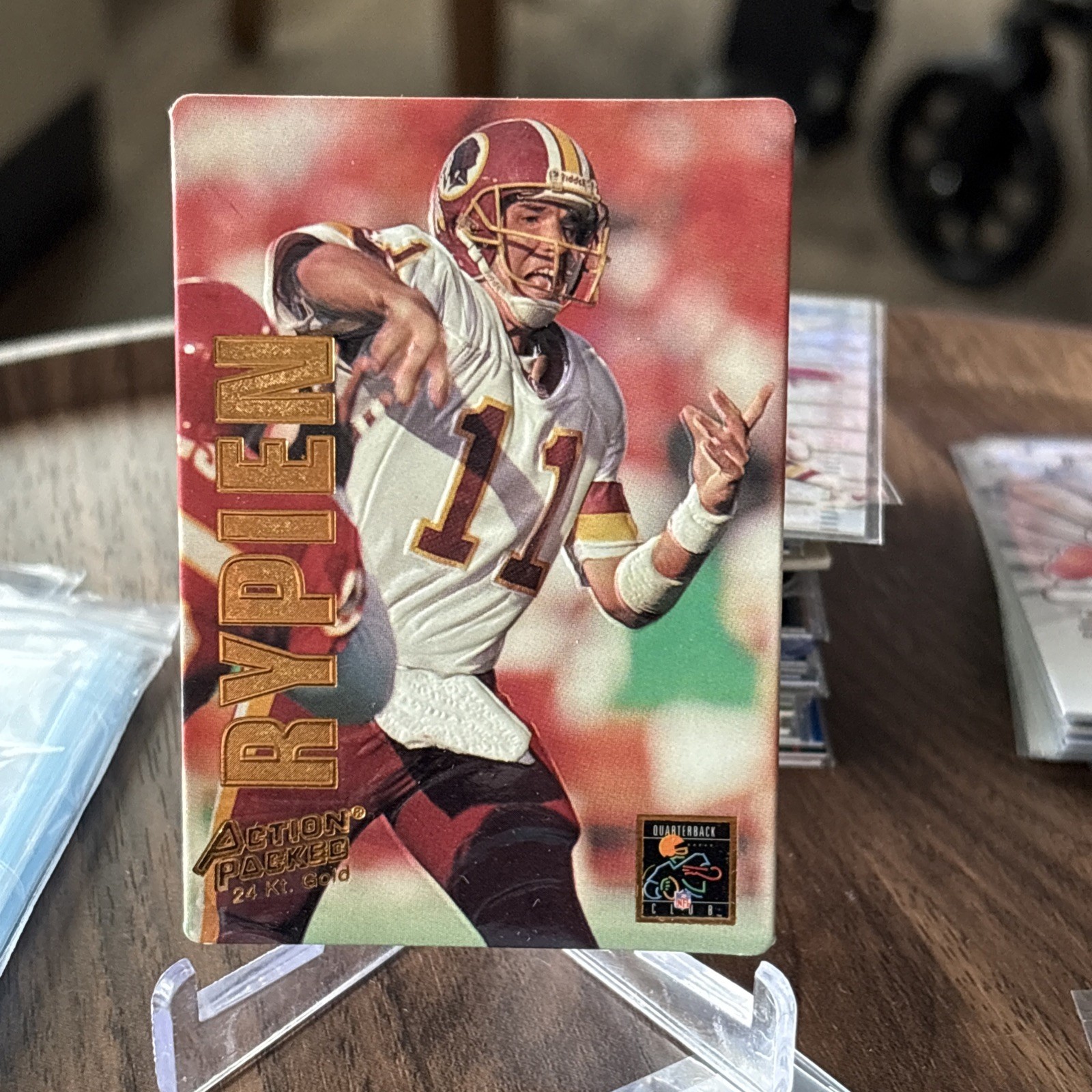 Mark Rypien #16G 1993 Action Packed Football 24K Gold